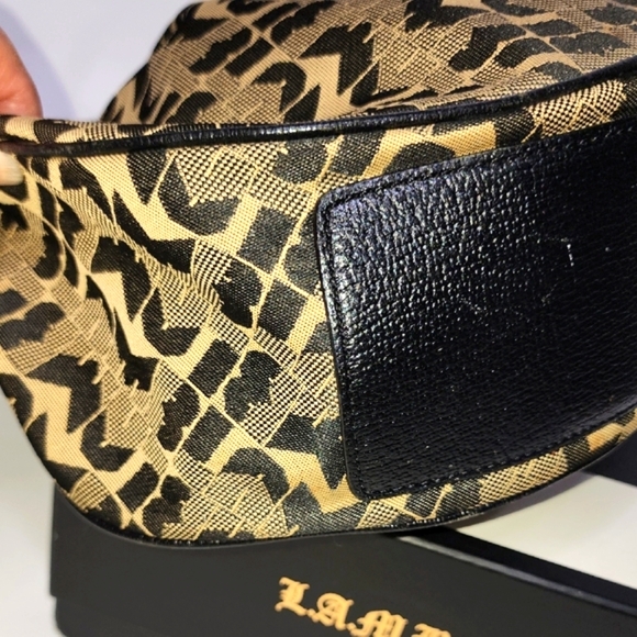 L.A.M.B. Black and Brown Shoulder Bag with Elegant Design - Picture 10 of 15